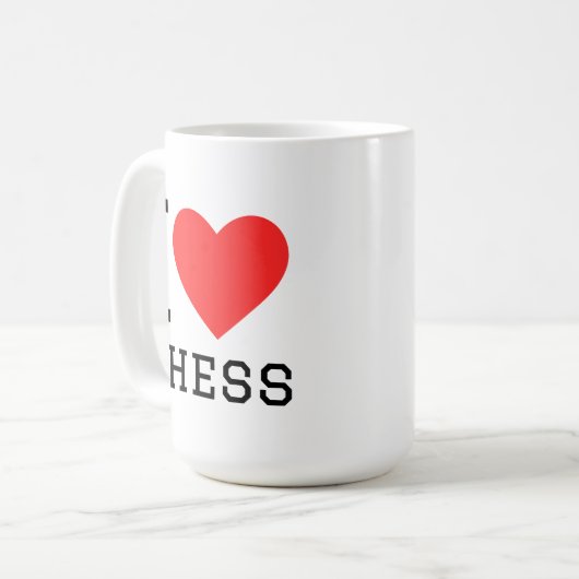 I love chess koffiemok (Voorkant links)