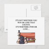 i love chess player briefkaart (Voorkant / Achterkant)