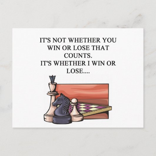 i love chess player briefkaart (Voorkant)