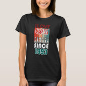 I love chess since 1993 t-shirt (Voorkant)