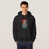 I love chess since 2001 hoodie (Voorkant volledig)
