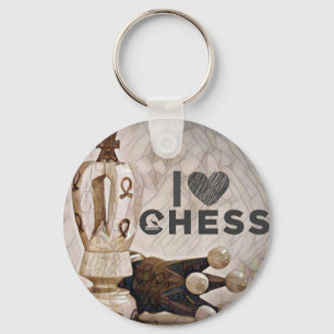 I Love Chess Sleutelhanger