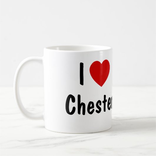 I Love Chester Koffiemok (Links)