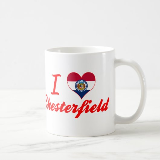 I Love Chesterfield, Missouri Koffiemok (Rechts)