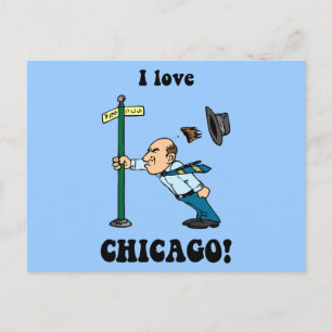 I love Chicago Briefkaart