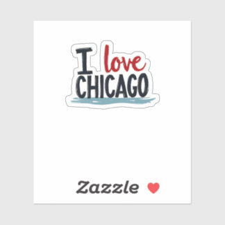 I love Chicago Sticker