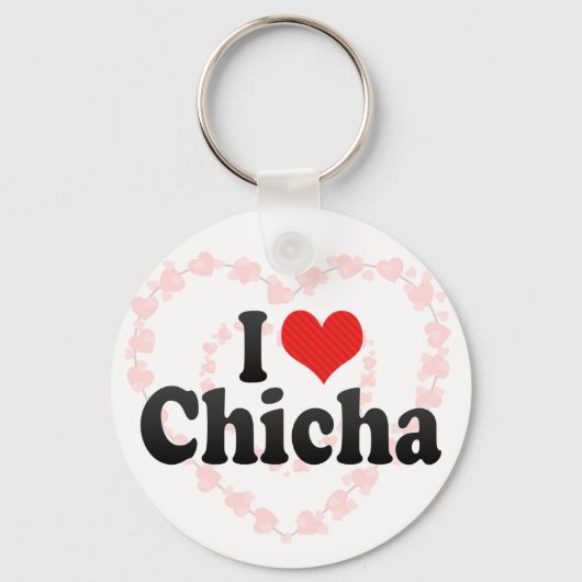 I Love Chicha Sleutelhanger (Voorkant)