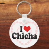 I Love Chicha Sleutelhanger (Voorkant)