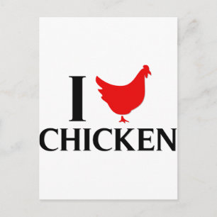 I Love Chicken Briefkaart