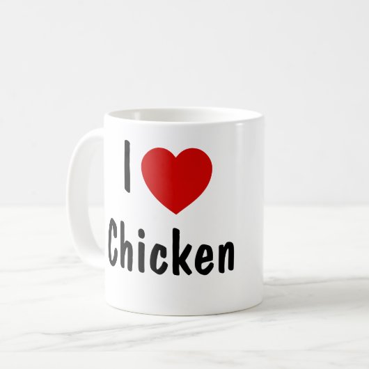 I Love Chicken Koffiemok (Voorkant links)