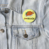I LOVE CHICKEN RONDE BUTTON 5,7 CM (In situ)