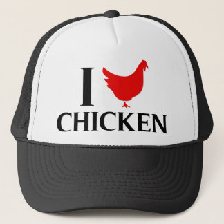 I Love Chicken Trucker Pet