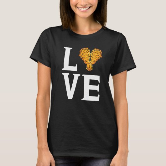 I Love Chicken Wings Wings T-shirt (Voorkant)