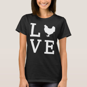 I Love Chickens Animal Pet Farmer T-shirt