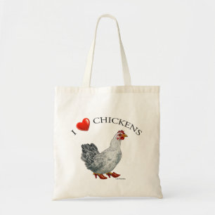 I Love Chickens Bag Tote Bag