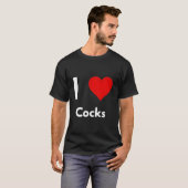 I Love Chickens Hobby Enthusiast Novelty T-shirt (Voorkant volledig)