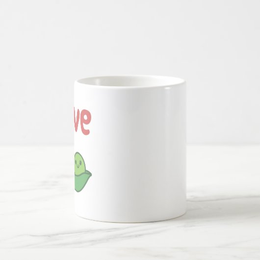 I Love Chickpeas Hummus Kawaii Koffiemok (Center)