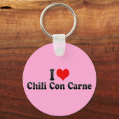 I Love Chili Con Carne Sleutelhanger (Voorkant)