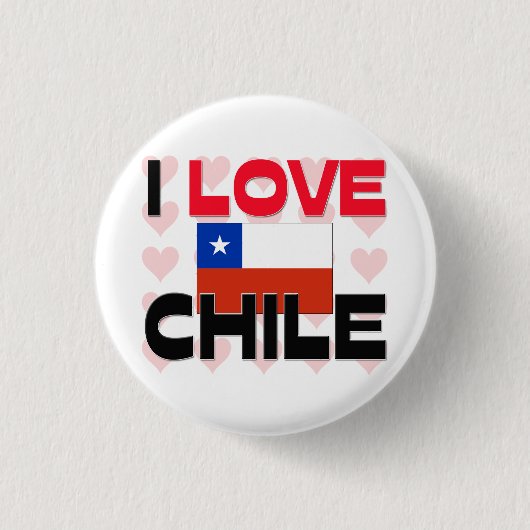 I Love Chili Ronde Button 3,2 Cm (Voorkant)