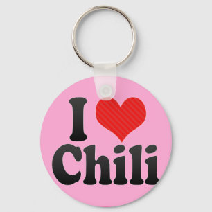 I Love Chili Sleutelhanger