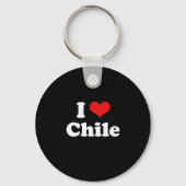 I Love Chili Tshirt Sleutelhanger (Voorkant)