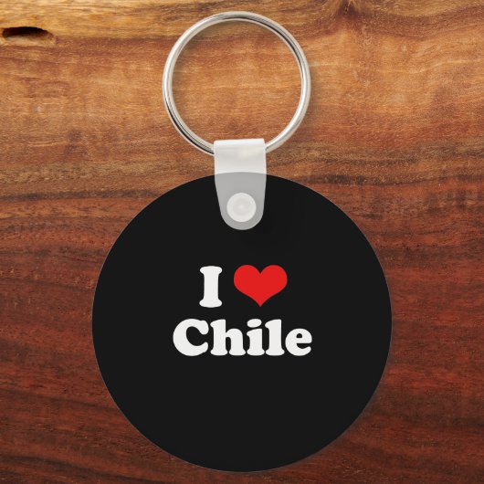 I Love Chili Tshirt Sleutelhanger (Voorkant)
