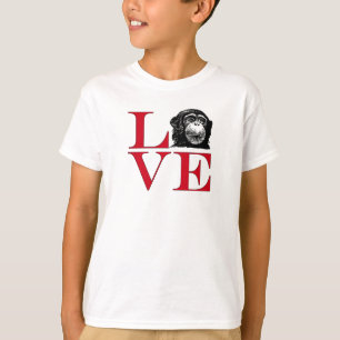 I Love Chimps - Light Colour T-shirt