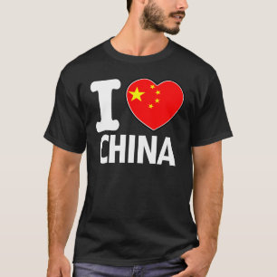 I Love china gift T-shirt