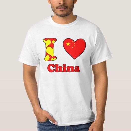 I love China T-shirt (Voorkant)
