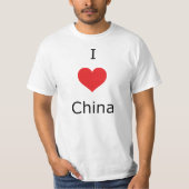 i love China T-shirt (Voorkant)