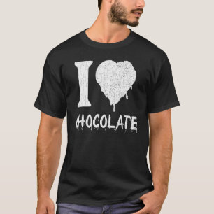 I Love Chocolate Food Eater Graphic T-shirt