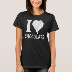 I Love Chocolate Food Eater Graphic T-shirt