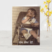 I Love Chocolate!, Go for it! Kaart (Gele Bloem)
