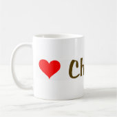 I Love Chocolate Koffiemok (Links)