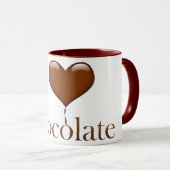I Love Chocolate Mok (Voorkant rechts)