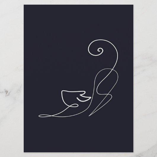 I Love Chocolate Simple — Cute Chocolate Lover Cft Menu (Achterkant)