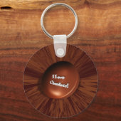 I Love Chocolate Sleutelhanger (Voorkant)