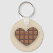 I Love Chocolate Sleutelhanger (Voorkant)