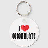 I Love Chocolate Sleutelhanger (Voorkant)