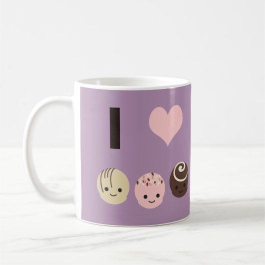 I Love Chocolate truffels Koffiemok (Links)