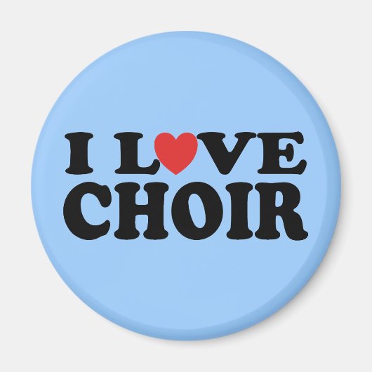 I Love Choir Magneet (Voorkant)