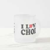 I Love Choir Matglas Koffiemok (Voorkant rechts)