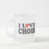 I Love Choir Matglas Koffiemok (Links)