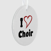 I Love Choir Ornament (voorkant)