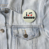 I Love Choro Ronde Button 5,7 Cm (In situ)