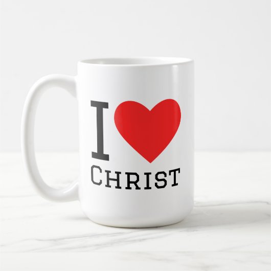I love Christ Koffiemok (Links)