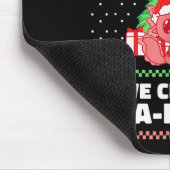 I Love Christmas A-lotl Axolotl In Santa Hat Ugly Muismat (Hoek)