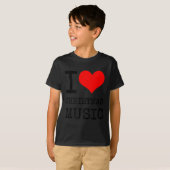 I Love Christmas Music - Funny Christmas T-shirt (Voorkant volledig)