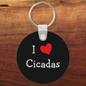 I Love Cicadas Sleutelhanger (Voorkant)