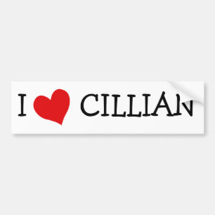 I Love Cillian Bumpersticker